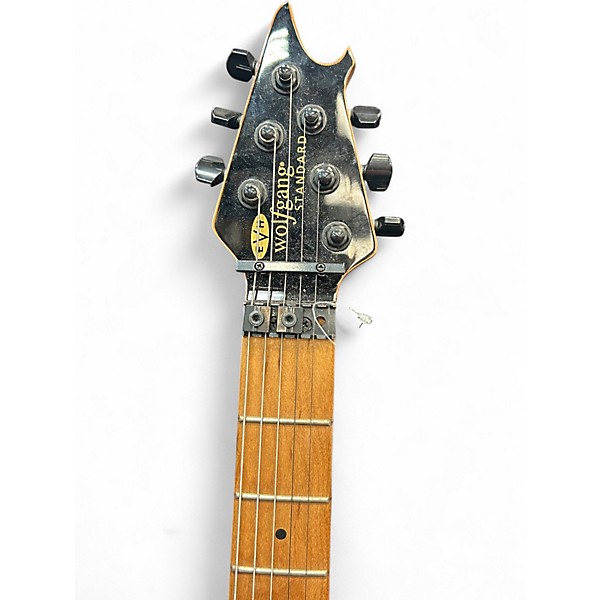 Used EVH Wolfgang Standard Silver Sparkle Solid Body Electric Guitar