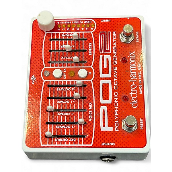 Used Electro-Harmonix Pog2 Polyphonic Octave Generator Effect