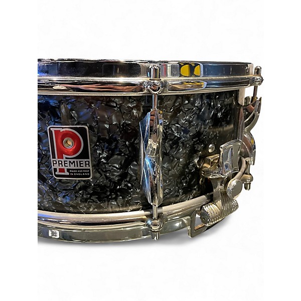 Used Premier 5.5X14 60's Royal Ace Snare Black Pearl Drum