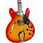 Used Hagstrom Viking Deluxe 2 Color Sunburst Hollow Body Electric Guitar