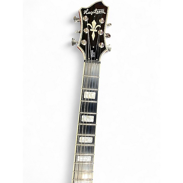 Used Hagstrom Viking Deluxe 2 Color Sunburst Hollow Body Electric Guitar