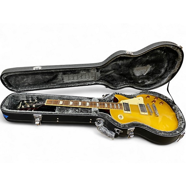 Used Epiphone Les Paul Gold Top Gold Solid Body Electric Guitar