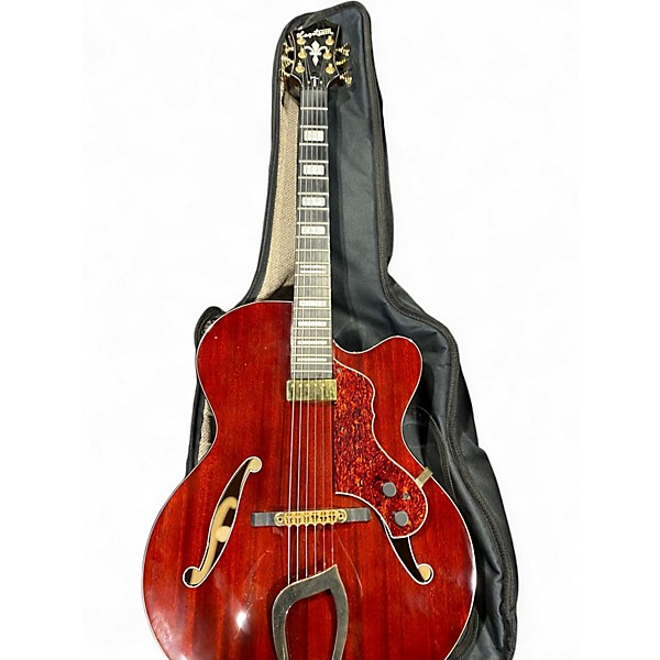 Used Hagstrom HL 550 Burgundy Acoustic Guitar