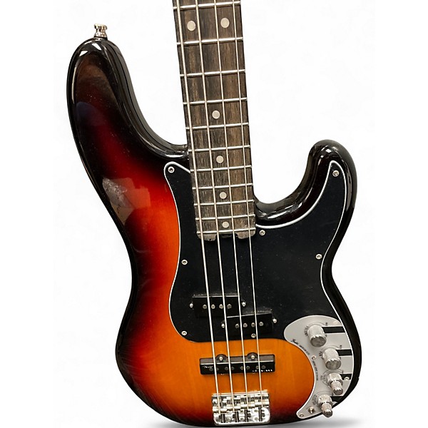 Used Fender American Elite Precision Bass 3 Color Sunburst Electric Bass Guitar