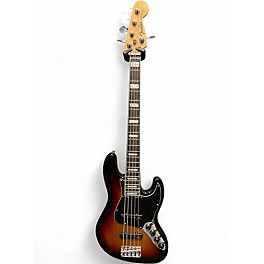 Used 2019 Fender American Elite Jazz Bass 5 String 3 Color Sunburst Electric Bass Guitar