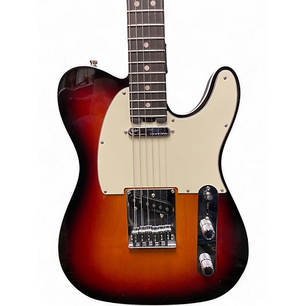 Used Fender American Elite Telecaster 3 Color Sunburst Solid Body Electric Guitar