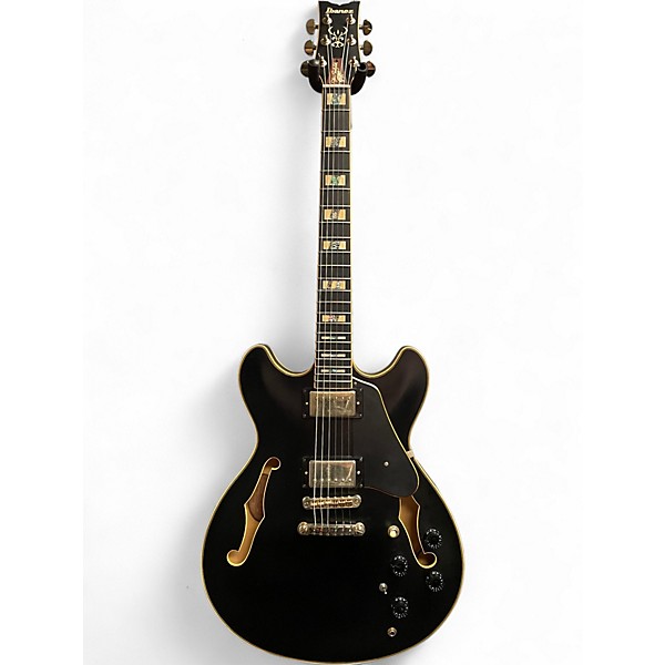 Used Ibanez JSM20 Black Hollow Body Electric Guitar