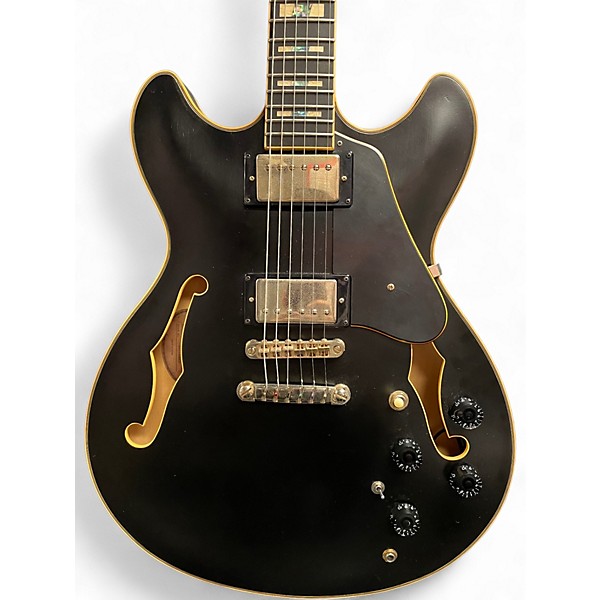 Used Ibanez JSM20 Black Hollow Body Electric Guitar
