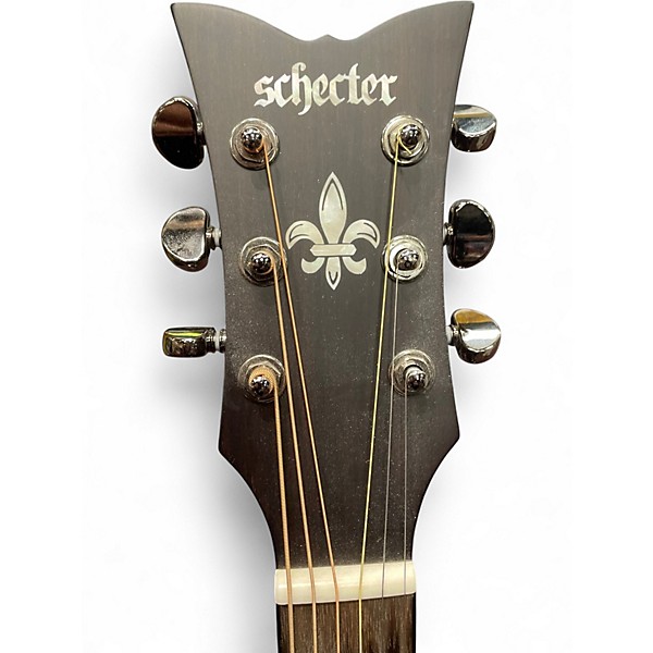 Used Schecter Guitar Research orleans stage 2 Tone Sunburst Acoustic Electric Guitar