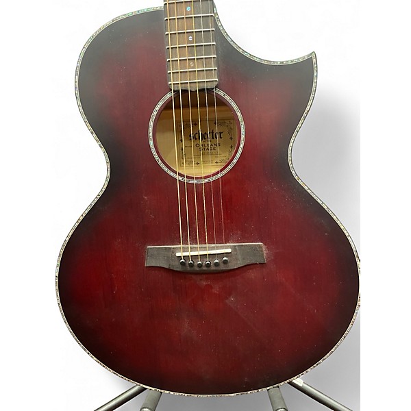 Used Schecter Guitar Research orleans stage 2 Tone Sunburst Acoustic Electric Guitar