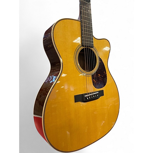 Used Martin OMC28E Natural Acoustic Electric Guitar