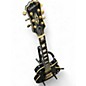 Used Epiphone les paul custom pro Black Solid Body Electric Guitar thumbnail