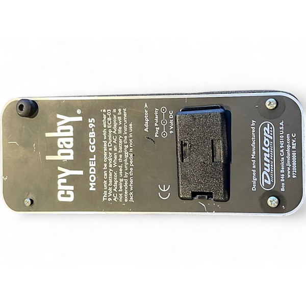 Used Dunlop GCB95 Original Crybaby Wah Effect Pedal