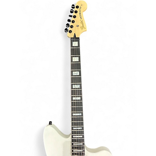 Used Fender Jim Root Signature Jazzmaster Alpine White Solid Body Electric Guitar