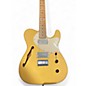 Used Warmoth Thinline Telecaster Gold Hollow Body Electric Guitar