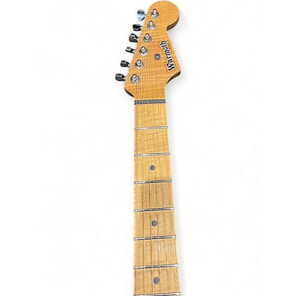 Used Warmoth Thinline Telecaster Gold Hollow Body Electric Guitar