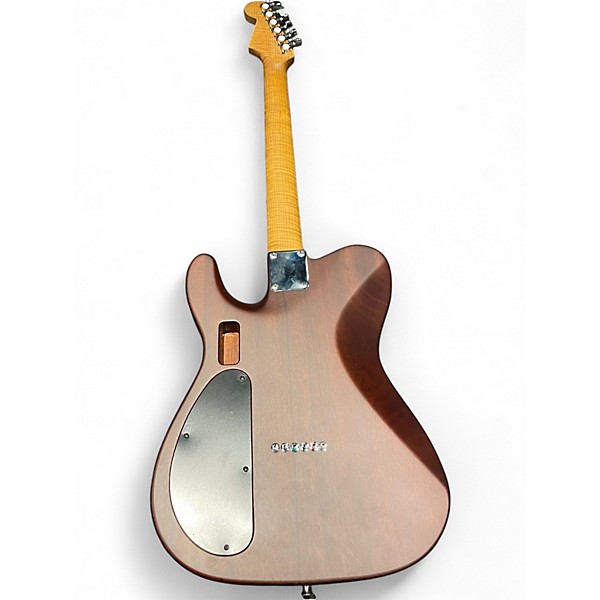Used Warmoth Thinline Telecaster Gold Hollow Body Electric Guitar