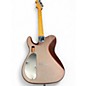 Used Warmoth Thinline Telecaster Gold Hollow Body Electric Guitar