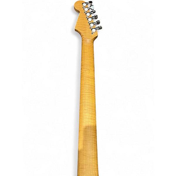 Used Warmoth Thinline Telecaster Gold Hollow Body Electric Guitar