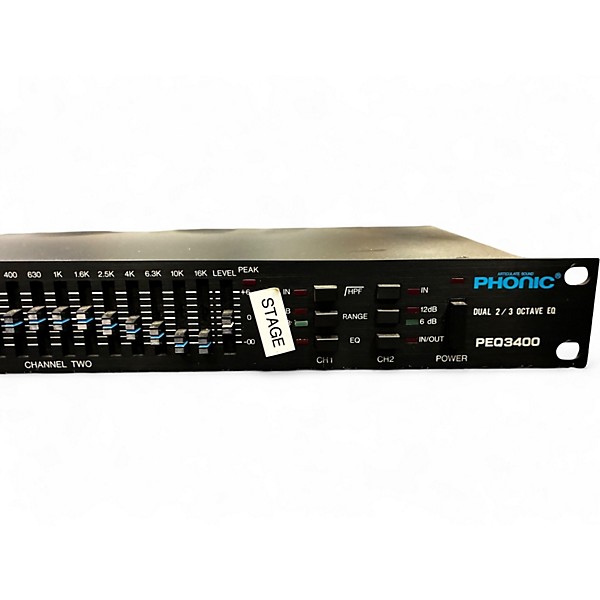 Used Phonic PEQ3400 Equalizer