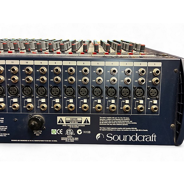 Used Soundcraft GB2 Unpowered Mixer