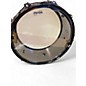 Used ddrum 14in Reflex Tattooed Lady Engraved Black Steel Snare Chrome Drum