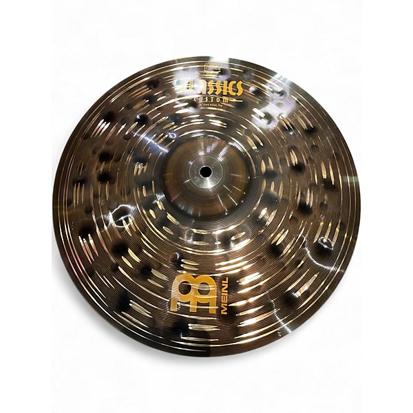 Used MEINL 14in CLASSICS CUSTOM DARK HIHAT PAIR Cymbal