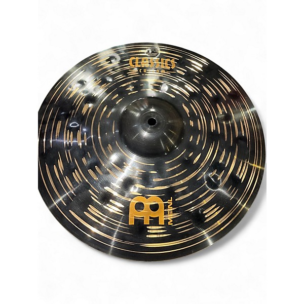Used MEINL 14in CLASSICS CUSTOM DARK HIHAT PAIR Cymbal