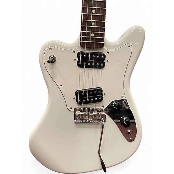 Used Fender SUPER-SONIC Alpine White Solid Body Electric Guitar