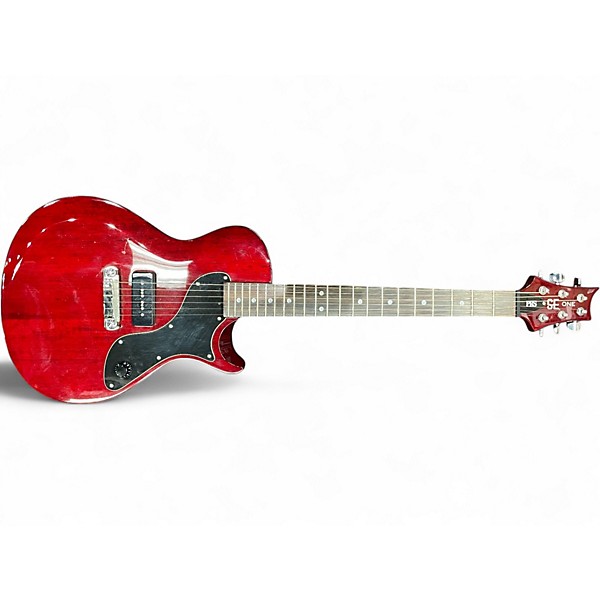 Used PRS ONE Cherry Solid Body Electric Guitar