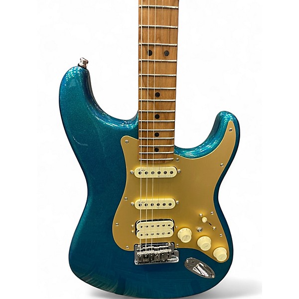 Used 2025 Fender ultra ii stratocaster Blue Solid Body Electric Guitar