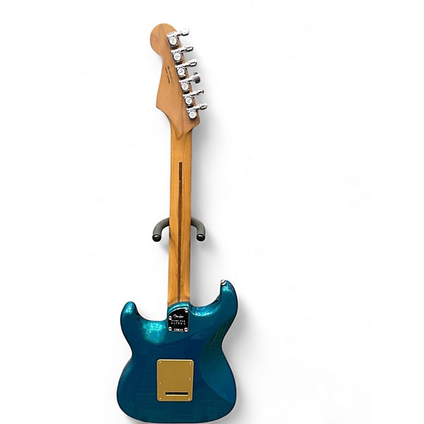 Used 2025 Fender ultra ii stratocaster Blue Solid Body Electric Guitar