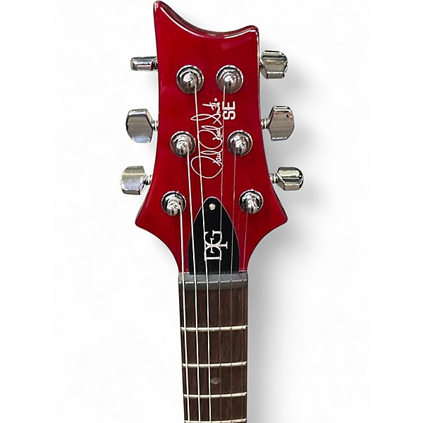 Used PRS David Grissom Signature Crimson Red Burst Solid Body Electric Guitar