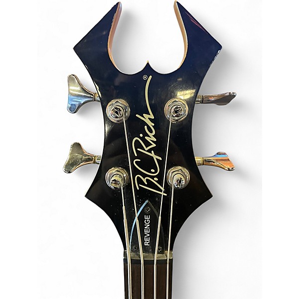 Used B.C. Rich Revenge Zombie Black Electric Bass Guitar