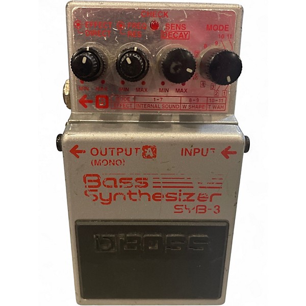 Used BOSS SYB3 Bass Synth Bass Effect Pedal
