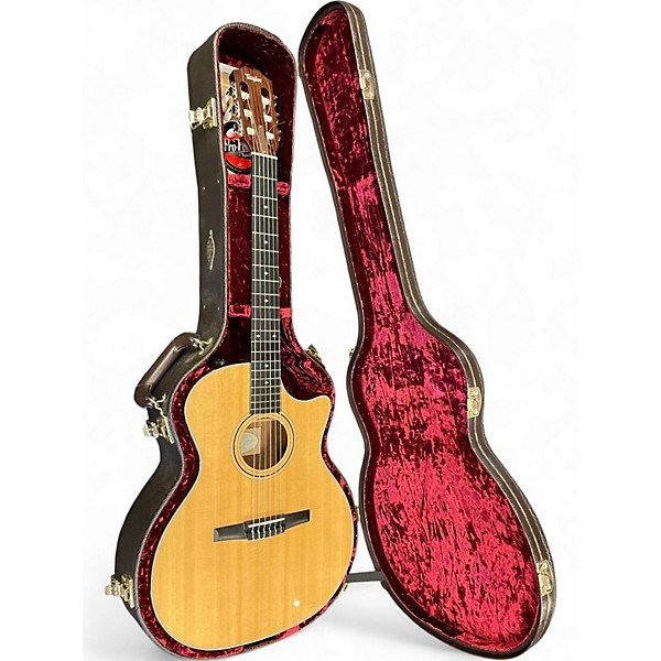 Used Taylor 314CEN Natural Classical Acoustic Electric Guitar