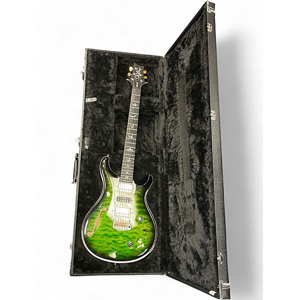 Used PRS Special 22 Green Hollow Body Electric Guitar
