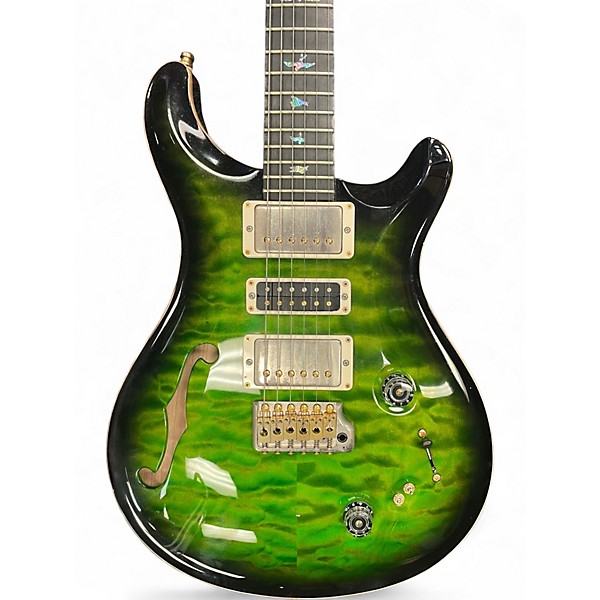 Used PRS Special 22 Green Hollow Body Electric Guitar