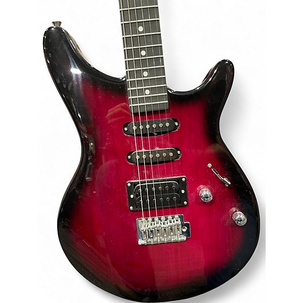 Used Rogue Rocketeer Wine Red Solid Body Electric Guitar