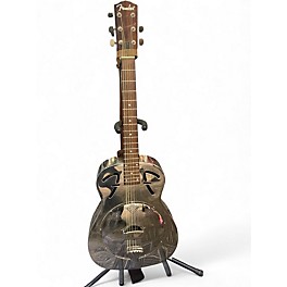 Used Fender FR-48 Chrome Resonator Guitar