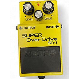 Used BOSS SD1 Super Overdrive Effect Pedal