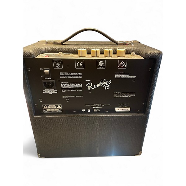 Used Fender Rumble 15 15W 1X8 Bass Combo Amp