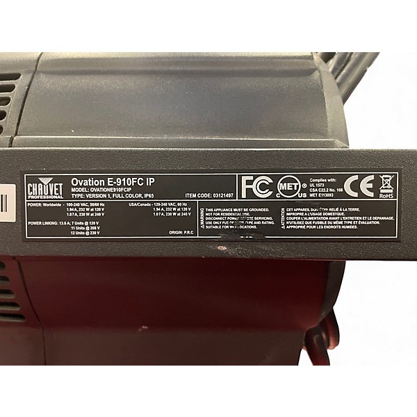 Used CHAUVET Professional Ovation e910fc ip Mixer Light