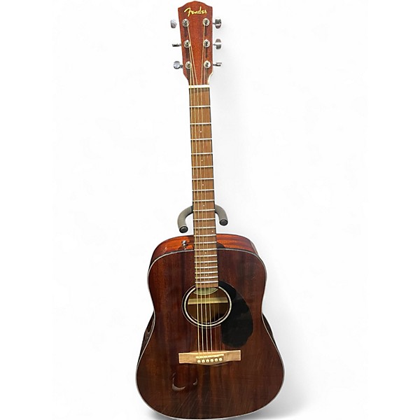 Used Fender CD60 Mahogany Mahogany Acoustic Guitar