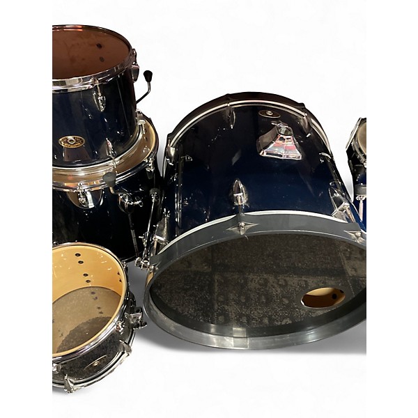 Used TAMA 4 Piece Imperialstar Blue Drum Kit