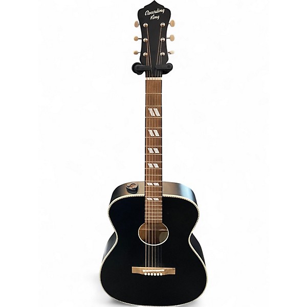 Used Recording King ROS7MBK Black Acoustic Guitar