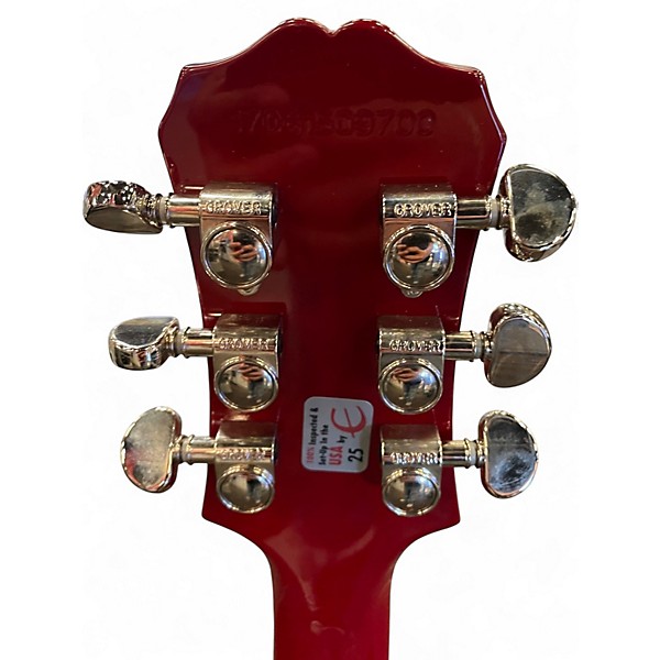 Used Epiphone Les Paul Standard Trans Red Solid Body Electric Guitar