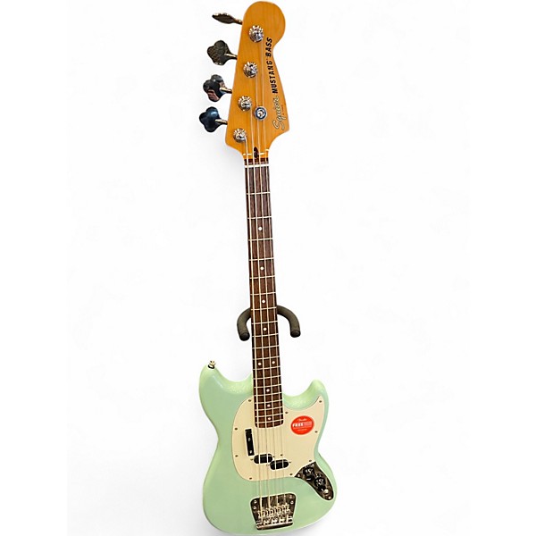 Used Squier Classic Vibe 60s Mustang Surf Green Solid Body Electric Guitar