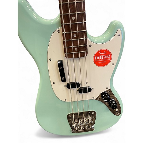 Used Squier Classic Vibe 60s Mustang Surf Green Solid Body Electric Guitar