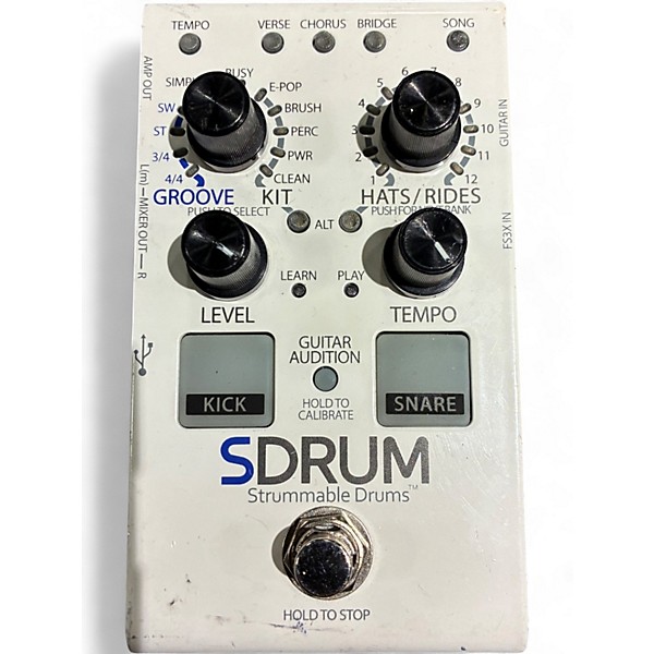 Used DigiTech SDRUM Auto-Drummer Pedal